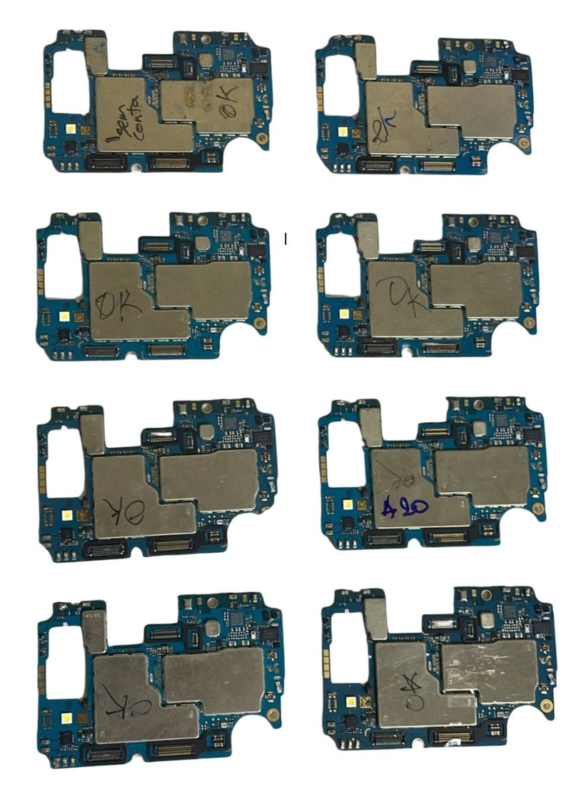 Lote de placa Samsung A20 Retirado Funcionando - Ler Descrição