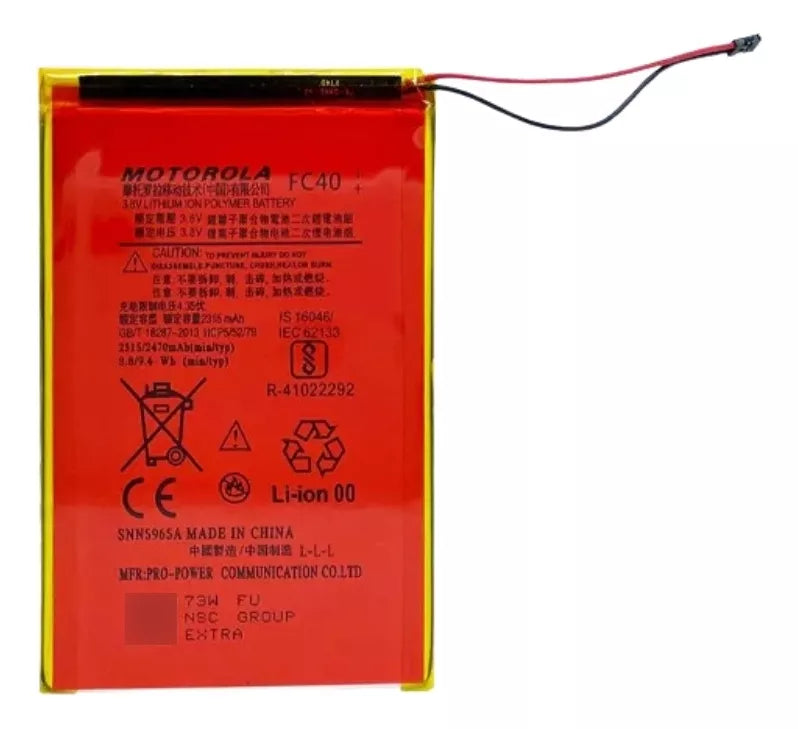 Bateria Flex Motorola G3 Original Retirado (Usado)