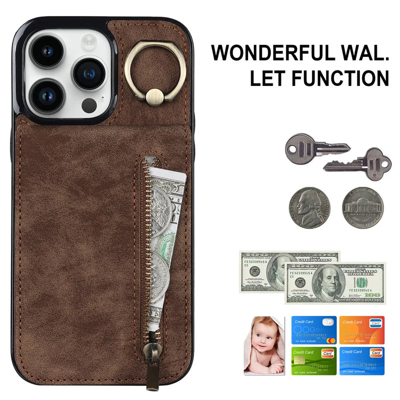 Case para iPhone Zipper Ultra Slim