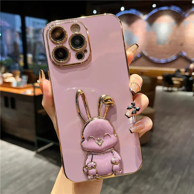 Case Para iPhone Rabbit ultra Slim  Capinha iPhone 11 PRO, 11 PRO MAX, 12, 12PRO, 12PRO MAX, 13, 13PRO ,13PRO MAX, 14, 14PRO, 14PRO MAX, 15, 15PRO, 15PRO MAX