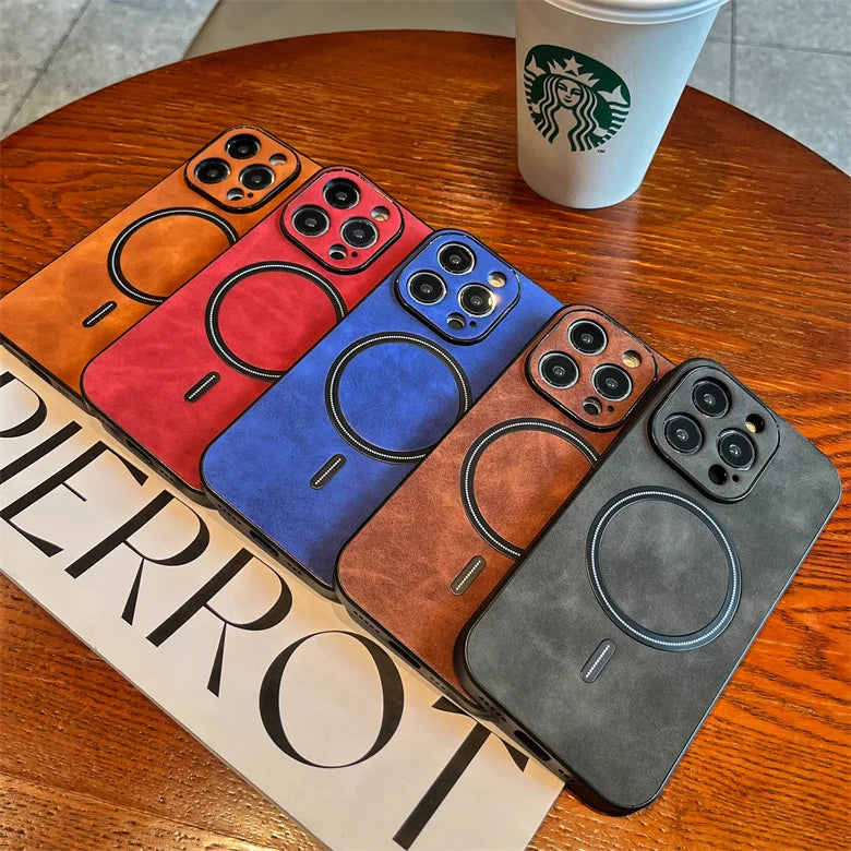 Case para iPhone Matte Leather Ultra Slim capa.