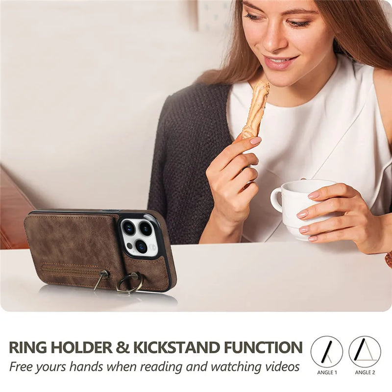 Case para iPhone Zipper Ultra Slim