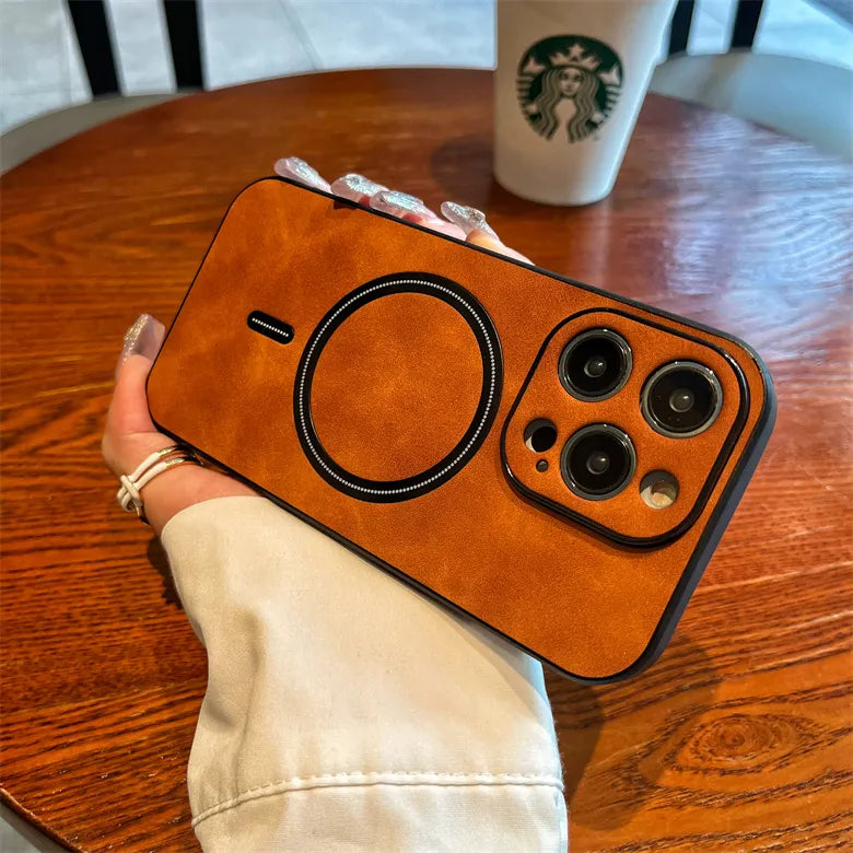 Case para iPhone Matte Leather Ultra Slim capa.