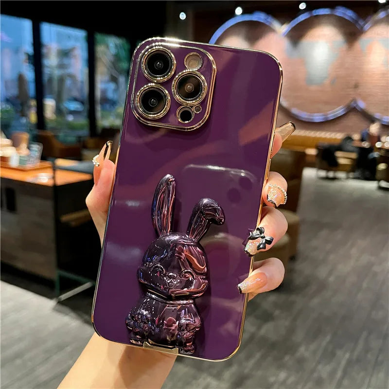 Case Para iPhone Rabbit ultra Slim  Capinha iPhone 11 PRO, 11 PRO MAX, 12, 12PRO, 12PRO MAX, 13, 13PRO ,13PRO MAX, 14, 14PRO, 14PRO MAX, 15, 15PRO, 15PRO MAX
