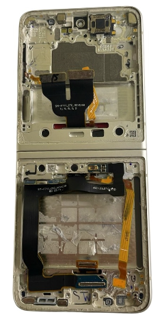 Carcaça Chassi Aro Samsung Z Flip 3 Original Retirado