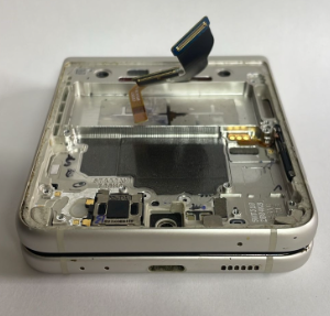 Carcaça Chassi Aro Samsung Z Flip 3 Original Retirado