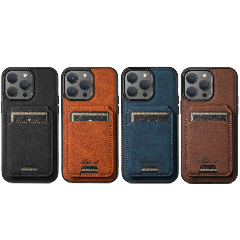 Case IPhone Magnética couro Ultra Slim capa