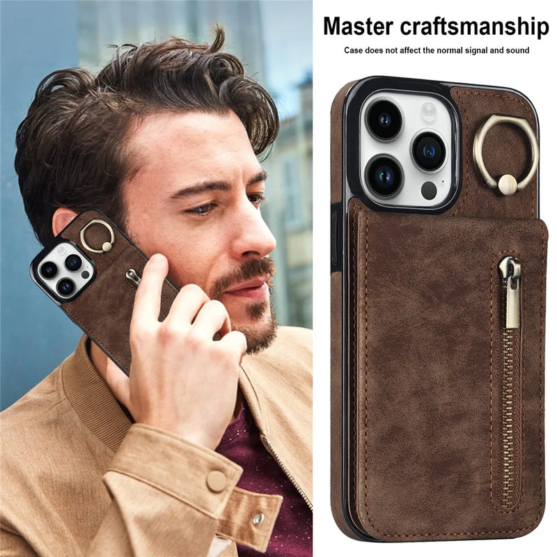 Case para iPhone Zipper Ultra Slim