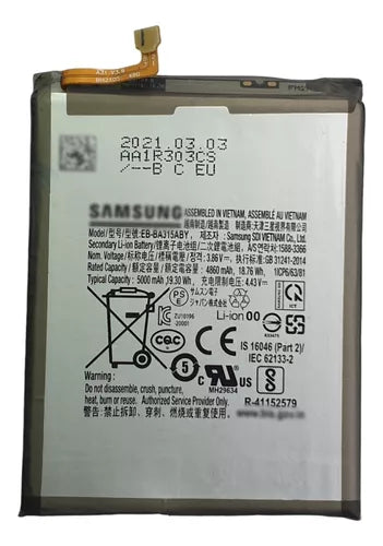 Bateria Flex Samsung A32 Original Retirado A326
